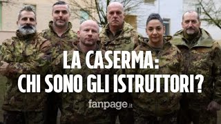 La Caserma chi sono i 5 istruttori professionisti del nuovo docureality di Rai2 [upl. by Shoshanna584]