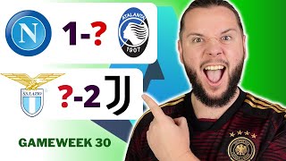 Serie A Gameweek 30 Predictions amp Betting Tips  Napoli vs Atalanta [upl. by Mildrid]