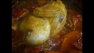 TAJINE DE POULET ET PATATE DOUCE طاجن البطاطا الحلوة sweet tagine [upl. by Leyla]