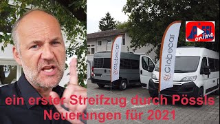 Pössl Modelljahr 2021  alle Neuigkeiten [upl. by Attennaj]