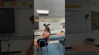 I did a backflip in class lol school schoollife relatable funny shorts backflip parkour [upl. by Rebmik]