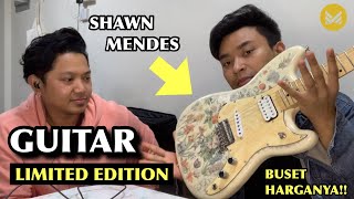 GITAR INI ADA TANDA TANGAN SHAWN MENDES HARGANYA GOKIL  INDONESIAN REVIEW [upl. by Arekahs]