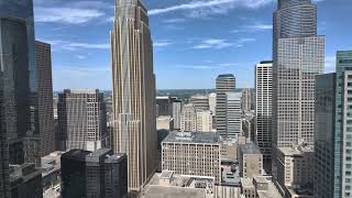 View from Foshay Museum and Observation Deck 20240806 Minneapolis MN 4K HDR [upl. by Aklim]