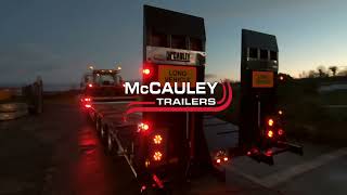 TRIAXLE ULTRA LOW LOADER TRAILER  MCCAULEY ULLT [upl. by Lacram712]