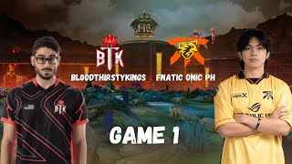 Fnatic onic Ph vs BTK Game 1 Swiss stage m6 [upl. by Beitz]