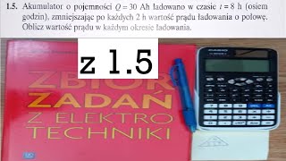 Zadanie 15 Elektrotechnika  zbiór zadań by Aleksy Markiewicz [upl. by Rastus]