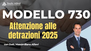 ‼️QUALI SONO I NUOVI LIMITI ALLE DETRAZIONI 2025 [upl. by Blondell]