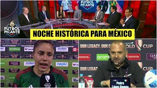 MÉXICO HACE HISTORIA en la COPA ORO W y así REACCIONARON los protagonistas  Futbol Picante [upl. by Nihs26]