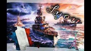 World of Warships deutsch – Lyon  Französiche Schlagkraft [upl. by Seta248]