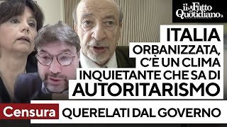 Querelati dal governo Montanari Pagliariulo e Di Cesare quotItalia orbanizzata Clima inquietantequot [upl. by Drallim455]