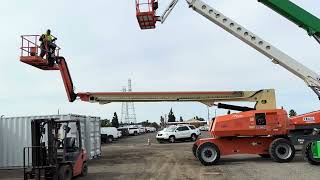 2014 JLG 860SJ Telescopic Boom Lift [upl. by Anayd585]