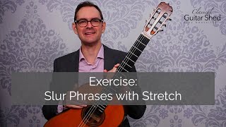 Diabolical Guitar Exercise Slur Phrases with and added Stretch [upl. by Terrie395]