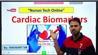 Cardiac Biomarkers in myocardial infarction Myocardial injury marker  NORCET  Nurses Tech Online [upl. by Stichter71]