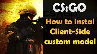 CSGO  How to instal ClientSide custom model [upl. by Arved884]