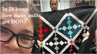 Longarming quilting challenge 24 hours completed and more [upl. by Lal786]