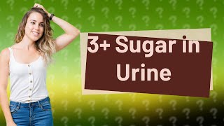 What does it mean 3 sugar in urine [upl. by Finstad]