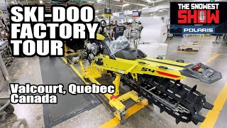 SkiDoo Factory tour in Valcourt Quebec  Nadine Overwater and Jeremy Mercier [upl. by Conchita]