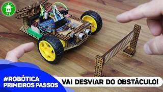 Programe Seu ROBÔ com ARDUINO para DESVIAR de OBSTÁCULOS [upl. by Ailuig790]