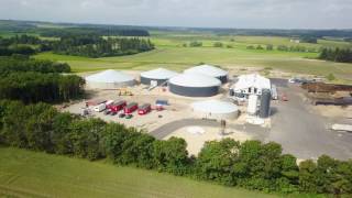 Biogas Plant Högholt Denmark July 2017 [upl. by Chapen]