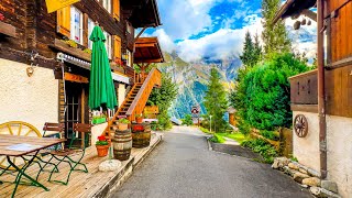 Peaceful evening walk in Gimmelwald 🇨🇭 A Swiss village [upl. by Avrenim964]