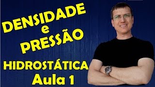 DENSIDADE E PRESSÃO  HIDROSTÁTICA  Aula 1  Prof Boaro [upl. by Pelag692]