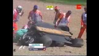 F1 2006  San Marino Grand Prix  Crash Christijan Albers [upl. by Irot]