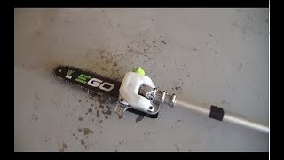 EGO PSA1000 10quot Pole saw Review [upl. by Siderf]