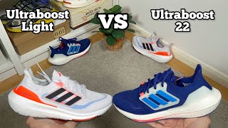 Ultraboost Light VS Ultraboost 22 worth upgrading🤔 Differencesamp On foot [upl. by Kcirrag112]