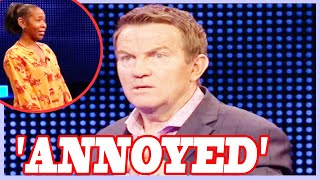 Annoyed Bradley Walsh walks ITV The Chase contestant off set after rude remark [upl. by Tigram705]