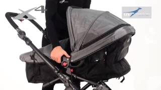 TFK Joggster X4 Kinderwagen  Adapter  Babyzeiten [upl. by Dennie937]