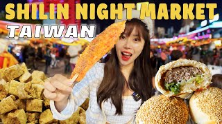 TAIWANESE STREET FOOD at Shilin Night Market in Taipei Taiwan [upl. by Norword]