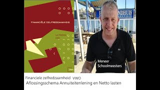 Financiele zelfredzaamheid Aflossingsschema nettolasten [upl. by Ynolem817]