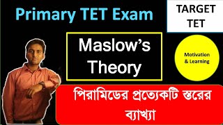 Maslows Theory  Motivation and Learning  RGM EDUCATION CDP Class  TET CTET TRBT ASSAM TET [upl. by Sansbury670]