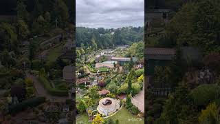 BABBACOMBE MODEL VILLAGE AND GARDENS IN TORQUAY UKTOP VIEW [upl. by Ahsyt]