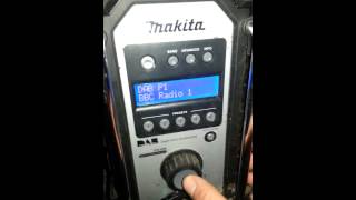 Makita DAB workmans site radio [upl. by Corneille210]