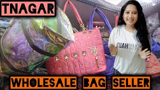 pondy pazar wholesale bag seller  pondy pazar tnagar Chennai ✅ bagseller wholesaler [upl. by Noemys838]