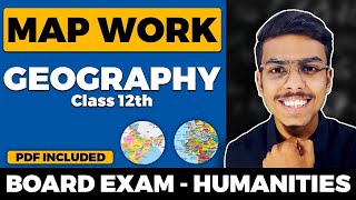 Geography Class 12 All Maps for Board Exam 2024 CBSE [upl. by Orvah941]