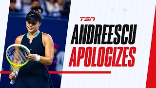 Emotional Bianca Andreescu apologizes to Toronto fans for loss [upl. by Tareyn]