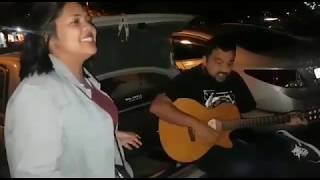 Lady Zamar  Collide Acoustic cover Just jamming at Grandwest Casino [upl. by Neelloc]