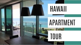 Hawaii Apartment Tour  Honolulu Oahu [upl. by Ermanno371]