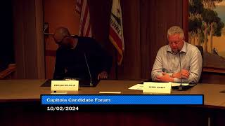 Capitola Candidates Forum 10022024 [upl. by Harima816]