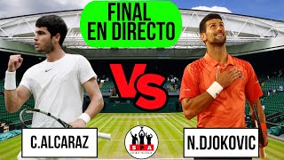 🎾ALCARAZ CAMPEON DE WIBLEDON🎾 FINAL WIMBLEDON EN DIRECTO🔥  LIVE TENNIS NARRANDO EN VIVO [upl. by Zia347]