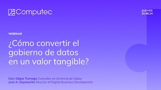 Webinar  Gobierno y Calidad de Datos Optimice sus procesos y tome decisiones estratégicas [upl. by Sarene]