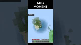 Minecraft MLG clutch  minecraft minecraftshorts mlgclutch [upl. by Yerot]