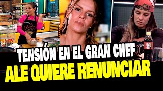 ALEJANDRA BAIGORRIA QUIERE RENUNCIAR AL GRAN CHEF ¿NO COCINA BIEN [upl. by Kneeland]