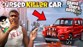 GTA 5  Franklin New Car Is A Cursed Killer Car In GTA 5  Franklin amp Shinchan  PART  3 [upl. by Sirromed95]