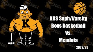 KHS Soph amp Varsity Boys Basketball Vs Mendota [upl. by Navets543]