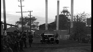 Aftermaths of firing at a coal mine in Taylorville Illinois during the mine war HD Stock Footage [upl. by Coriss]