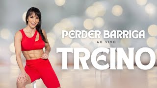 🔴Treino para perder barriga em casa  ao vivoCarol Borba [upl. by Fairbanks]