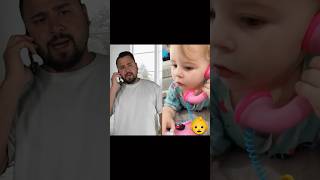 Mit BABY TELEFONIEREN 20😂comedy dennome funny memes [upl. by Welles135]